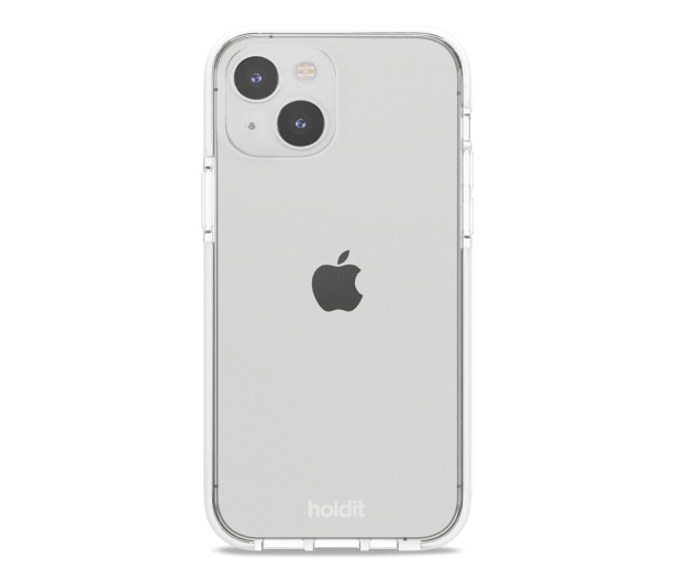 Holdit Seethru Case iPhone 14/13 White - 1148693 - zdjęcie